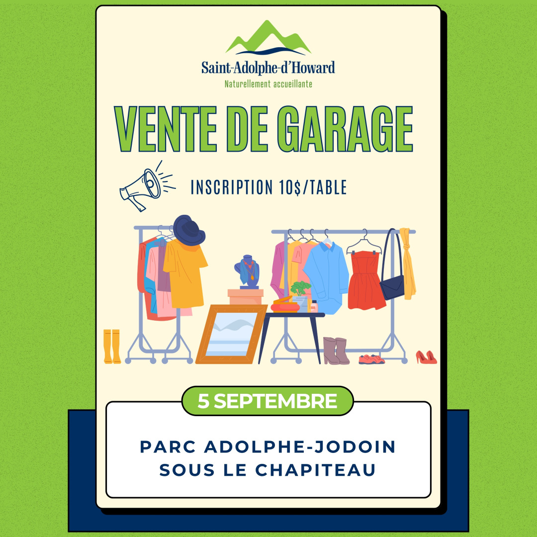 Vente de garage